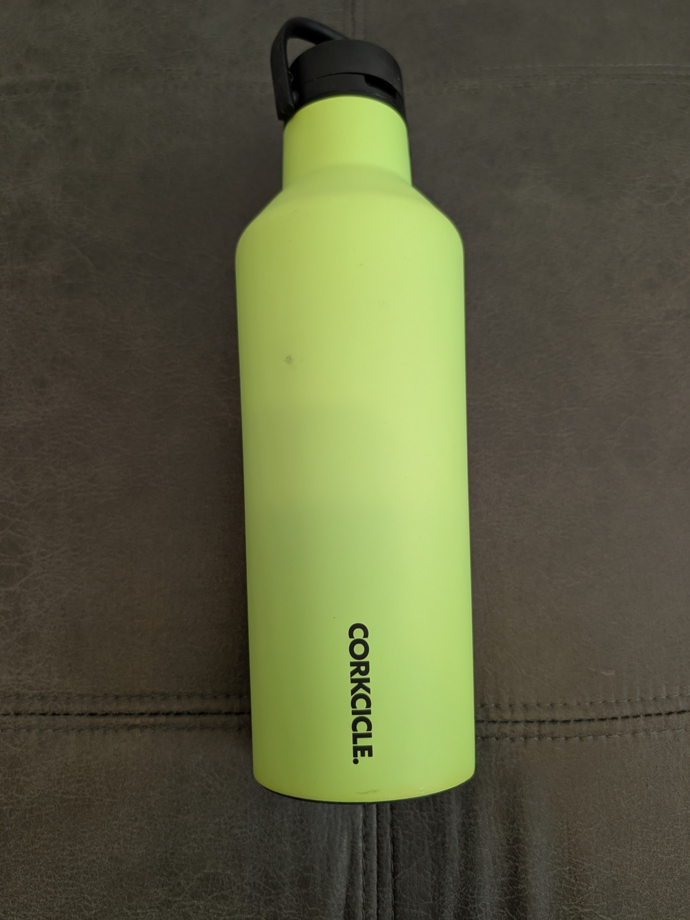 Corkcicle Neon Green Insulated Water Bottle